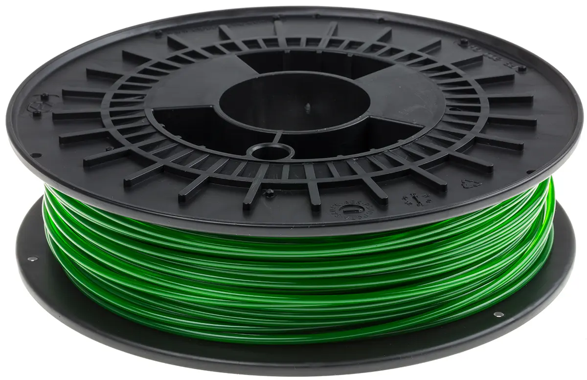 Produktfoto 1 von RS PRO Polyethylenterephthalat Glykol 3D-Drucker Filament zur Verwendung mit Gängige Desktop-3D-Drucker,
