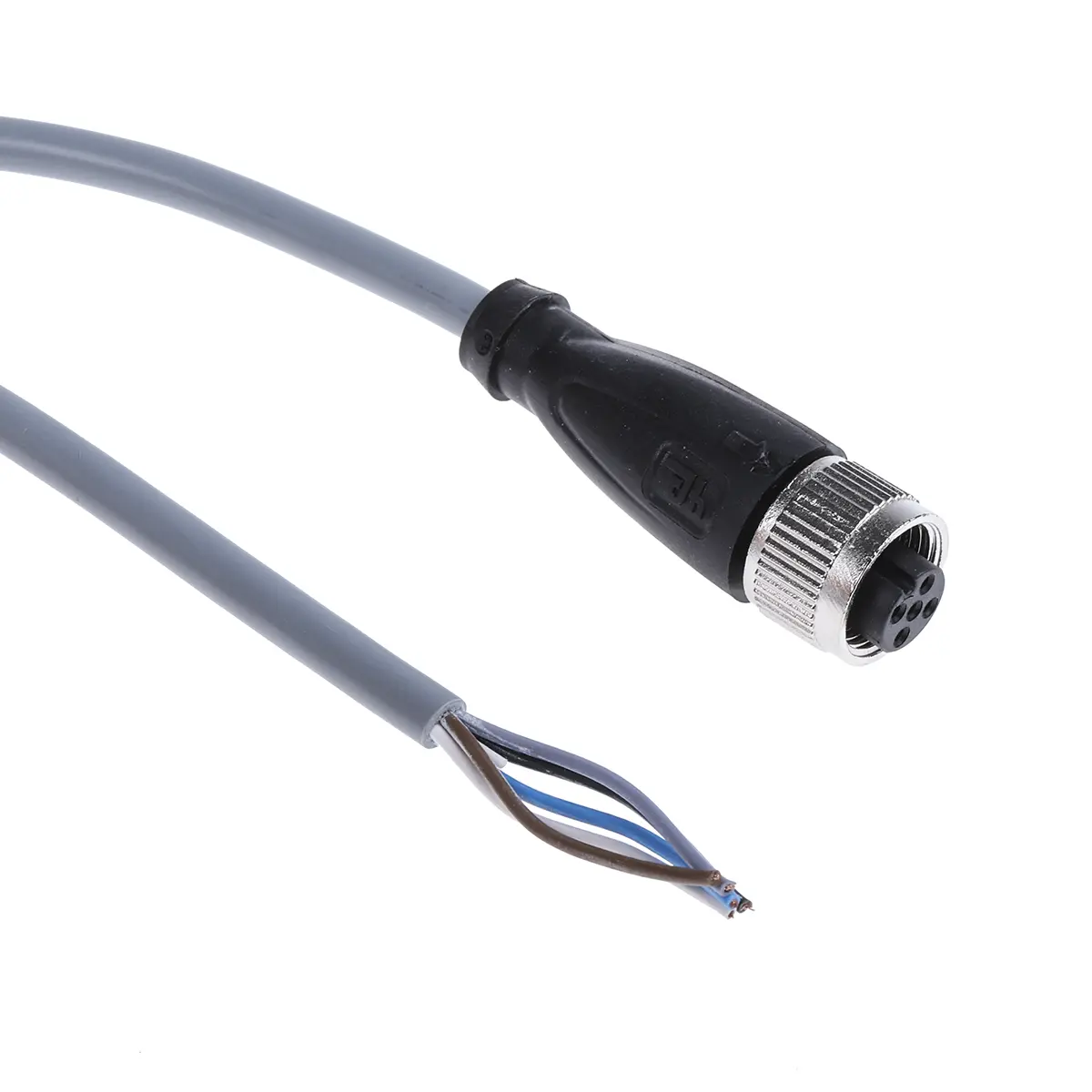 Produktfoto 1 von Pepperl + Fuchs V15-G-10M-PVC, 5-polig Sensor-Betätigungselementkabel, Gerade Buchse 5 / Nicht abgeschlossen, Länge 10 m