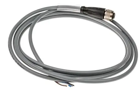 Produktfoto 1 von Pepperl + Fuchs V15-G-2M-PVC, 5-polig Sensor-Betätigungselementkabel, Gerade Buchse 5 / Nicht abgeschlossen, Länge 2 m