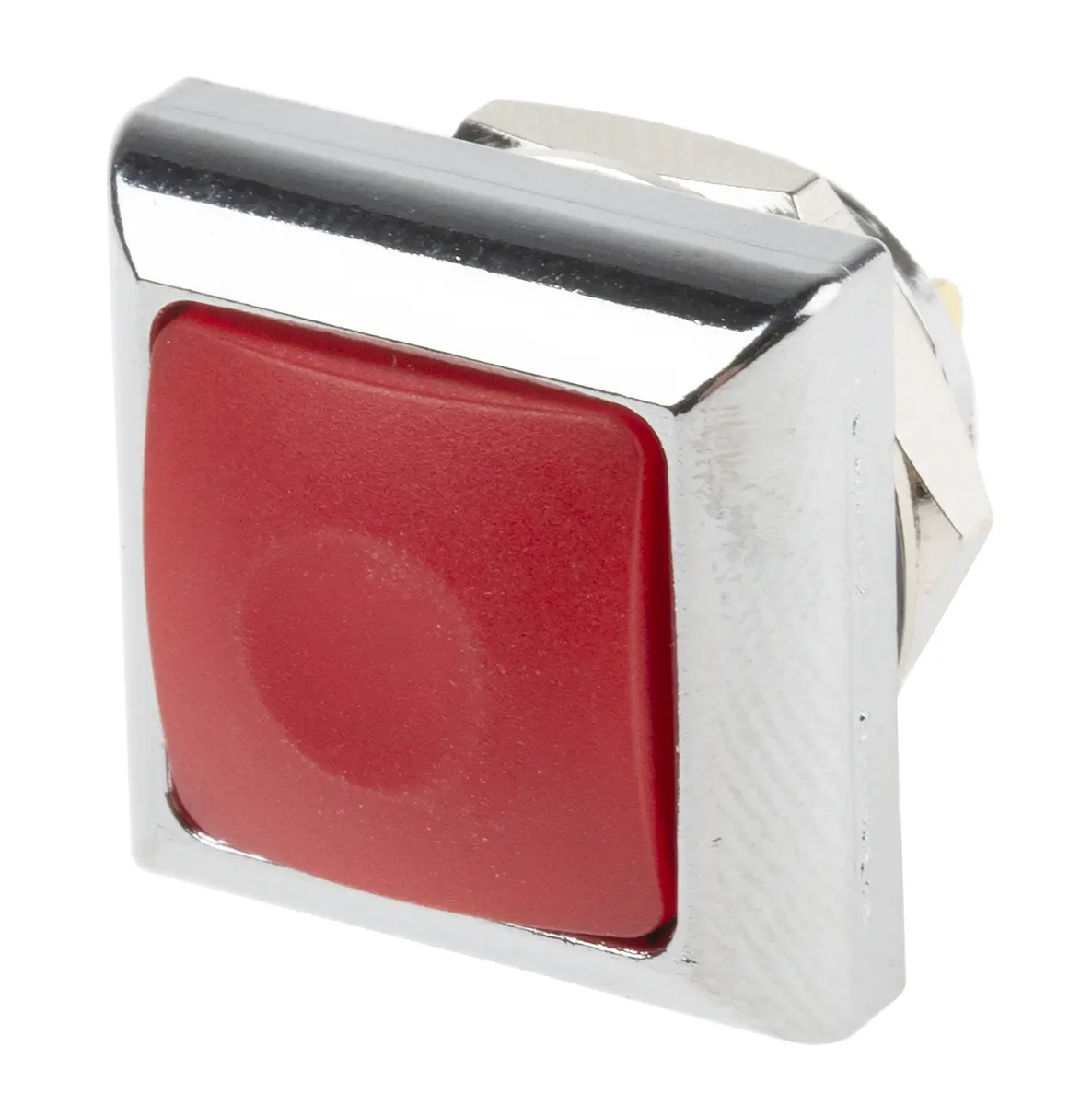 Produktfoto 1 von RS PRO Miniaturdruckschalter Rot Tastend Schraubanschlussklemme Ø 13.6 mm, SPST / 200 mA 50 V dc 250 V ac, IP40