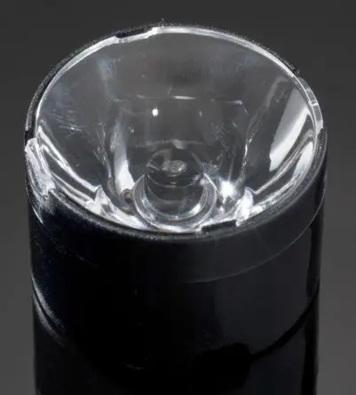 Produktfoto 1 von Ledil Leila LED Linse 1-LEDs Rund Rund, Schwarz 8 to 11 °, Ø 21.6 mm x 14.7 mm