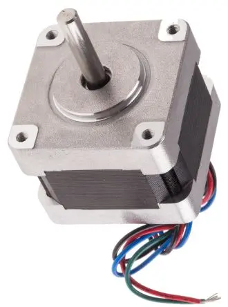 Produktfoto 1 von RS PRO 1.8 ° Schrittmotor 9V / 600mA 0.21Nm, 39.2 x 39.2 mm Wellen-Ø 5 mm