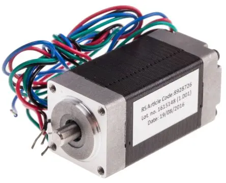 Produktfoto 1 von RS PRO 1.8 ° Schrittmotor 4.32V / 800mA 30mNm, 20.2 x 20.2 mm Wellen-Ø 4 mm