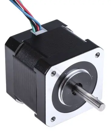 Produktfoto 1 von RS PRO 1.8 ° Schrittmotor 2.8V / 1.68A 0.36Nm, 42.3 x 42.3 mm Wellen-Ø 5 mm