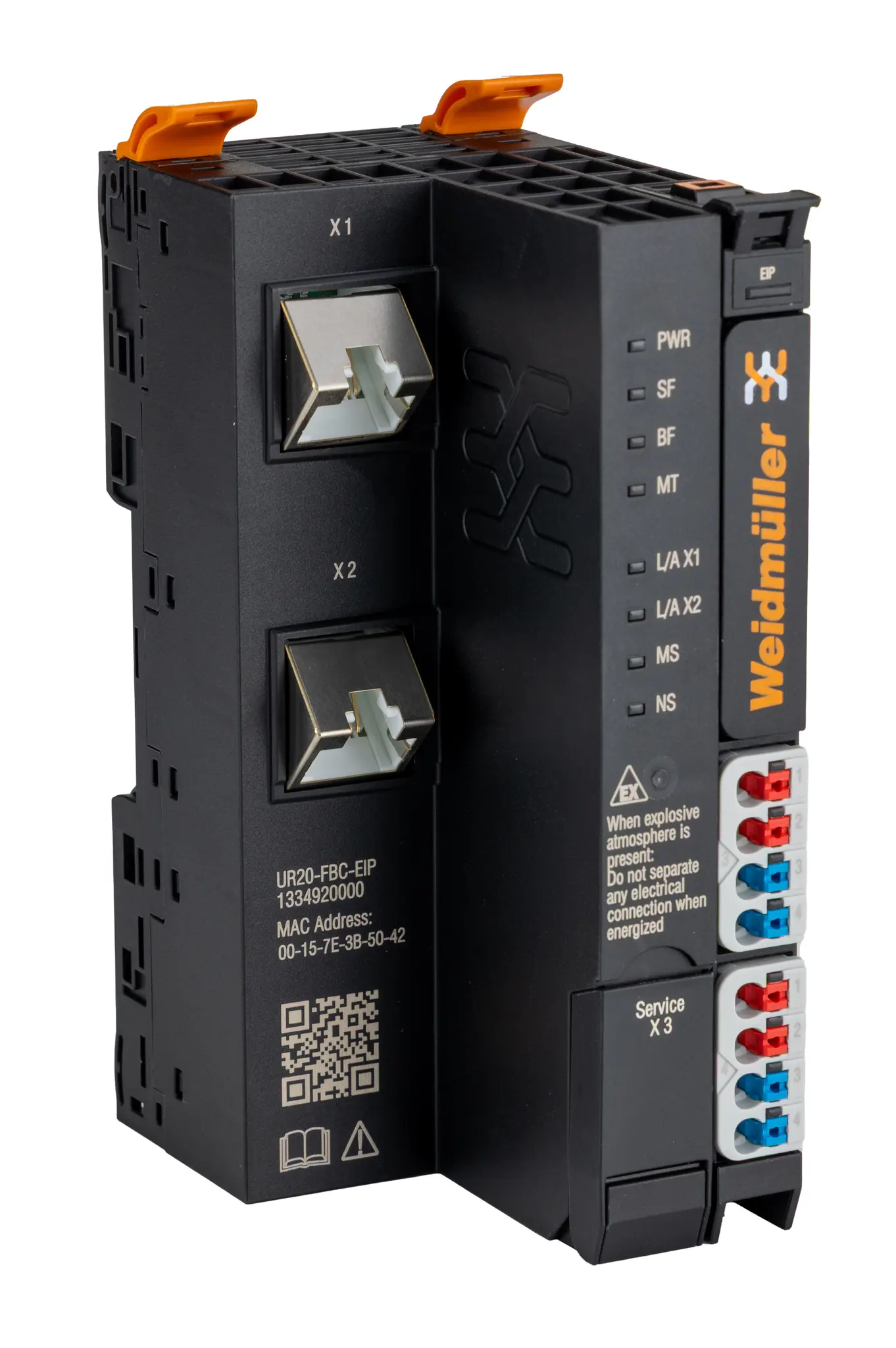 Produktfoto 1 von Weidmuller NX Feldbus Schnittstelle für Fern-E/A 24 V dc