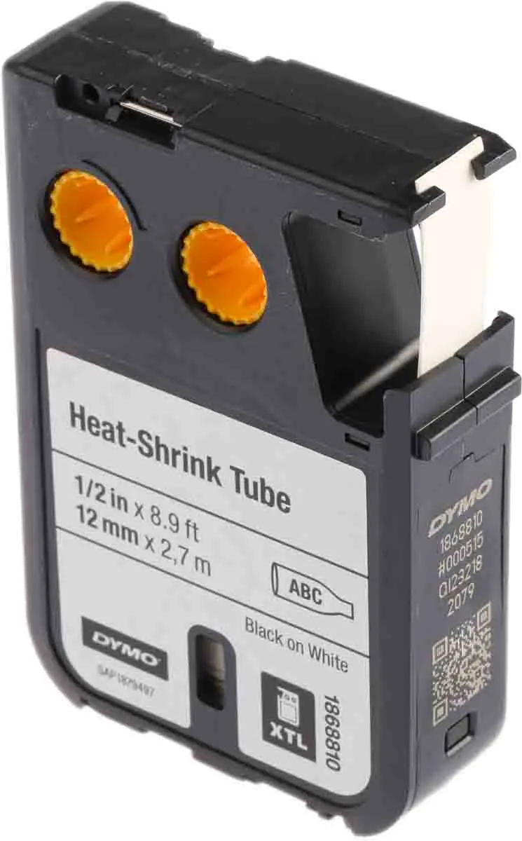 Produktfoto 1 von DYMO Rhino Beschriftungsband Schwarz auf Weiß