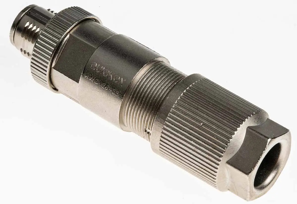 Produktfoto 1 von Phoenix Contact SACC M12 M12 Rundsteckverbinder Stecker 8-polig Stecker 500mA Kabel IP65, IP40