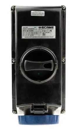 Produktfoto 1 von Scame ADVANCE GRP Netzstecker Blau, 250V 2P+PE / 32A, Oberfläche IP66