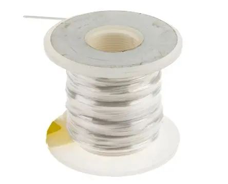 Produktfoto 1 von Alpha Wire Hookup Wire Silicone Schaltdraht 0.33 mm², 22 AWG 30.5 m Weiß Ø 1.78 mm 7 Litzen Silikongummi