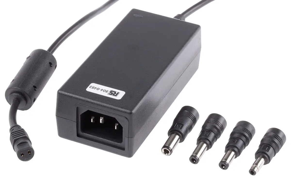 Produktfoto 1 von RS PRO Steckernetzteil 24W, 85 → 264V ac, 6V dc / 4A, C14 Anschluss