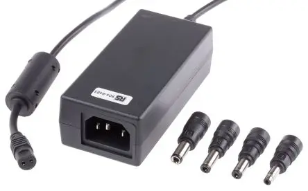 Produktfoto 1 von RS PRO 24 W EA1024 1 AC/DC-Adapter 1,75 x 4,75 x 11 mm Koaxialsteckbuchse mit positivem Mittenkontakt, 2,1 x 5,5 x 10,5
