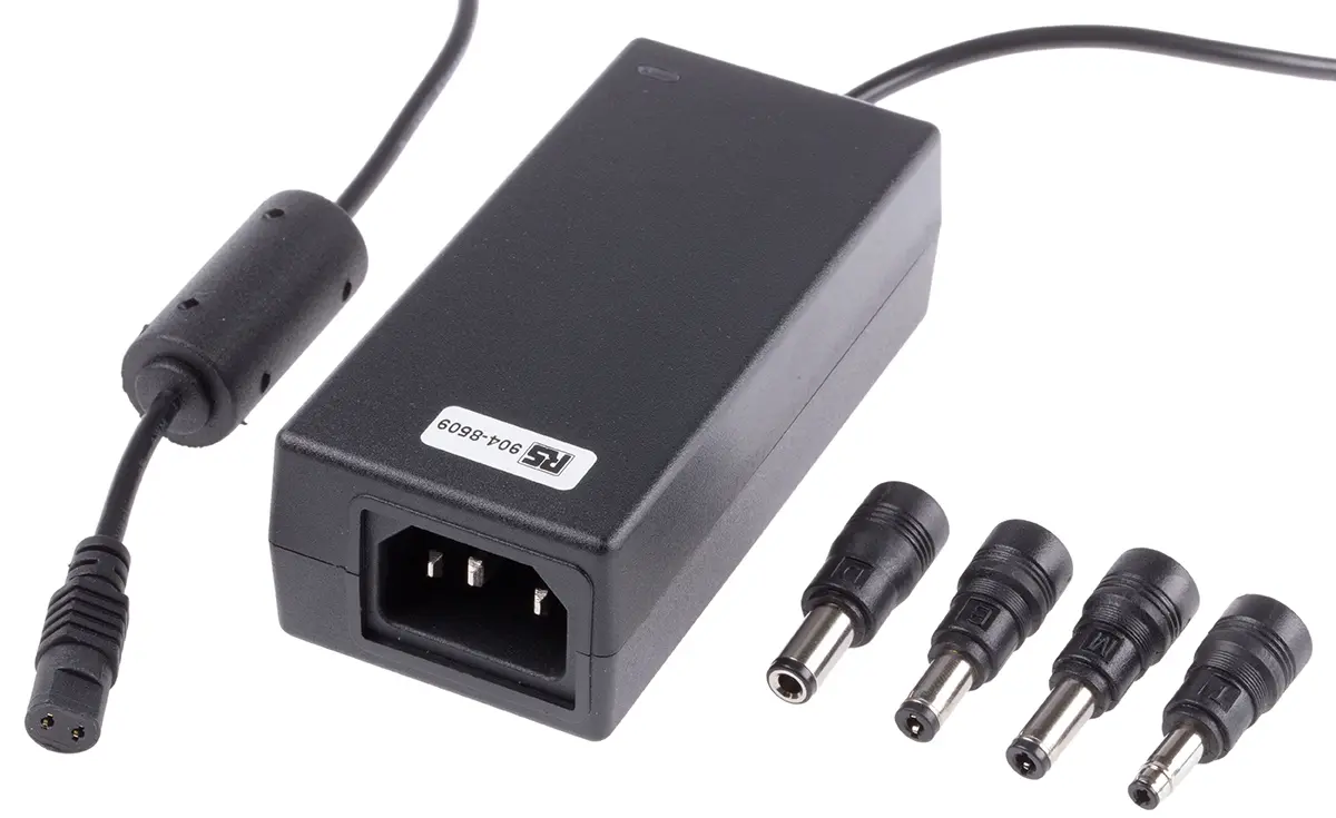Produktfoto 1 von RS PRO Steckernetzteil 36W, 85 → 264V ac, 24V dc / 1.5A, C14 Anschluss