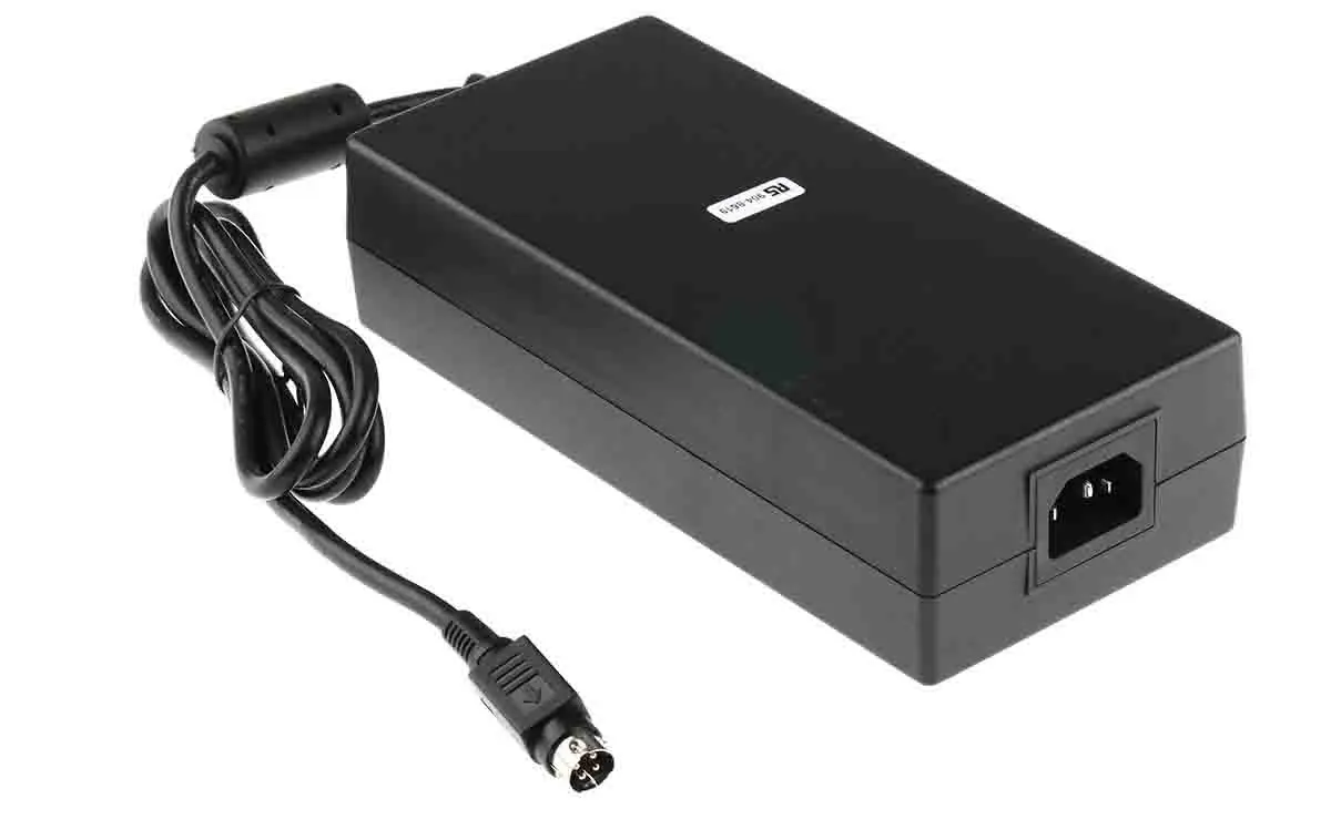 Produktfoto 1 von RS PRO Steckernetzteil 250W, 85 → 264V ac, 24V dc / 10.41A, C14 Anschluss
