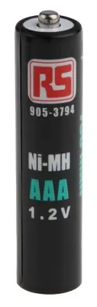 Produktfoto 1 von RS PRO RS PRO AAA-Akku, Nickel-Metallhydrid, 1.2 V, 750 mAh, -10 °C, -10 °C