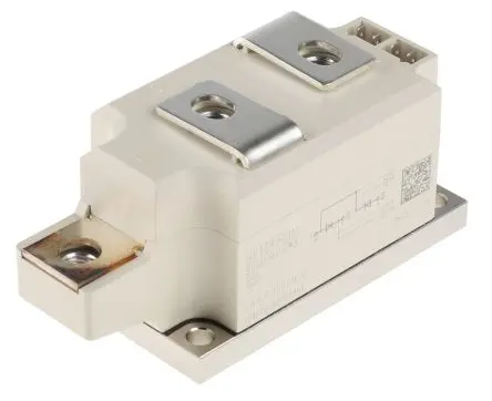 Produktfoto 1 von Semikron Danfoss Zweifachthyristormodul 250 A 1600 V, Gate-Trigger 200 mA 9 kA 1.4 V 7-Pin