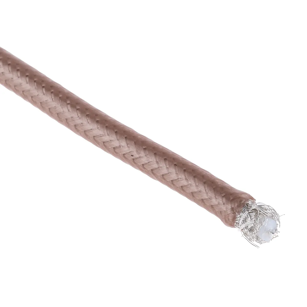 Produktfoto 1 von RS PRO Koaxialkabel, 50 Ω 18 AWG, 25 m, Braun