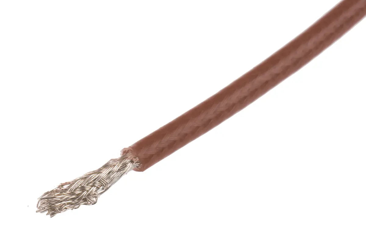Produktfoto 1 von RS PRO Koaxialkabel, 50 Ω, 25 m, Braun