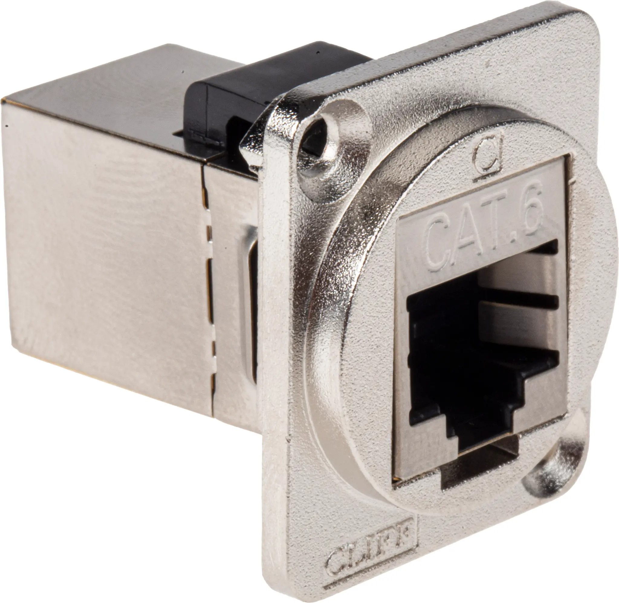Produktfoto 1 von RS PRO, FT Ethernet-Verbinder, RJ45, Kat. 6, Typ FTP, Typ Durchführungssteckverbinder