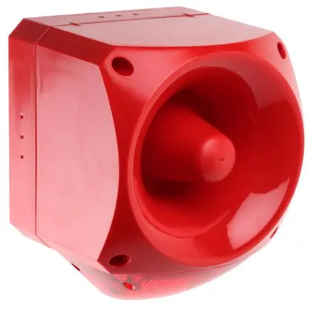 Produktfoto 1 von Klaxon Nexus 110 LED-Signalleuchte, XeNon-Beacon, Filament/Warnsummer-Licht Schall- und Lichtsignal-Kombination 230V ac
