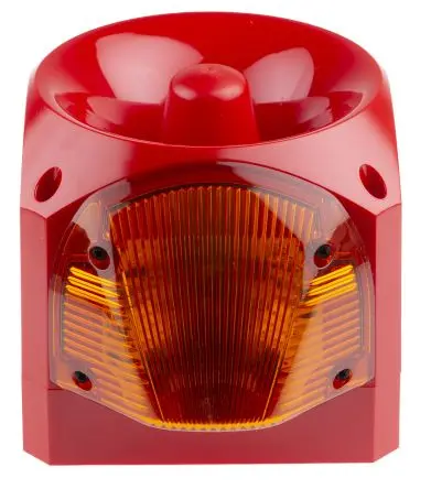 Produktfoto 1 von Klaxon Nexus 110 XeNon-Beacon, LED-Signalleuchte, Filament/Warnsummer-Licht Schall- und Lichtsignal-Kombination 230V ac