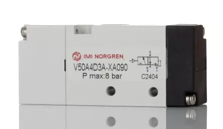 Produktfoto 1 von RS PRO V50 Pneumatisches Magnetventil G, Pneumatisch/Feder-betätigt