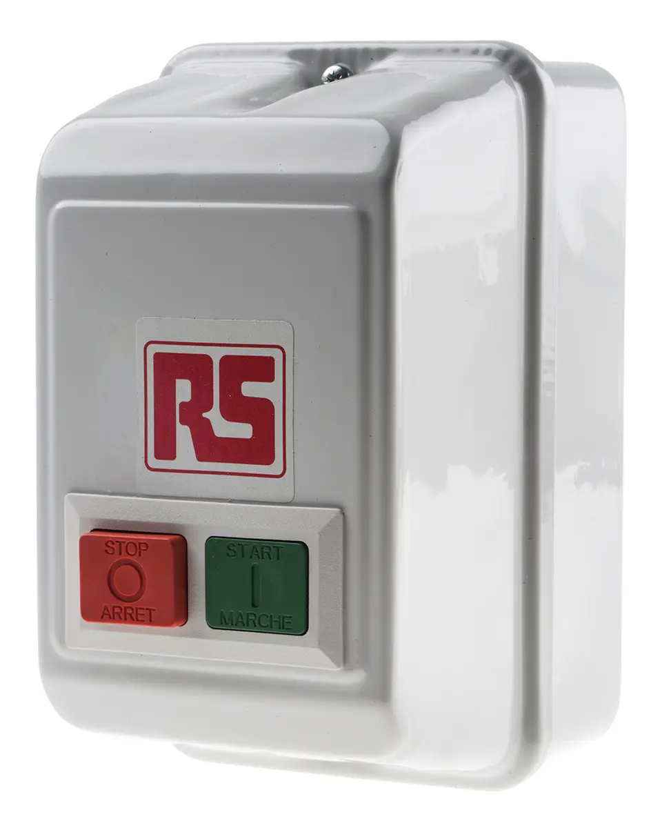 Produktfoto 1 von RS PRO Direktstarter 1-phasig 1,1 kW, 240 V ac / 7 10 A, Manuell