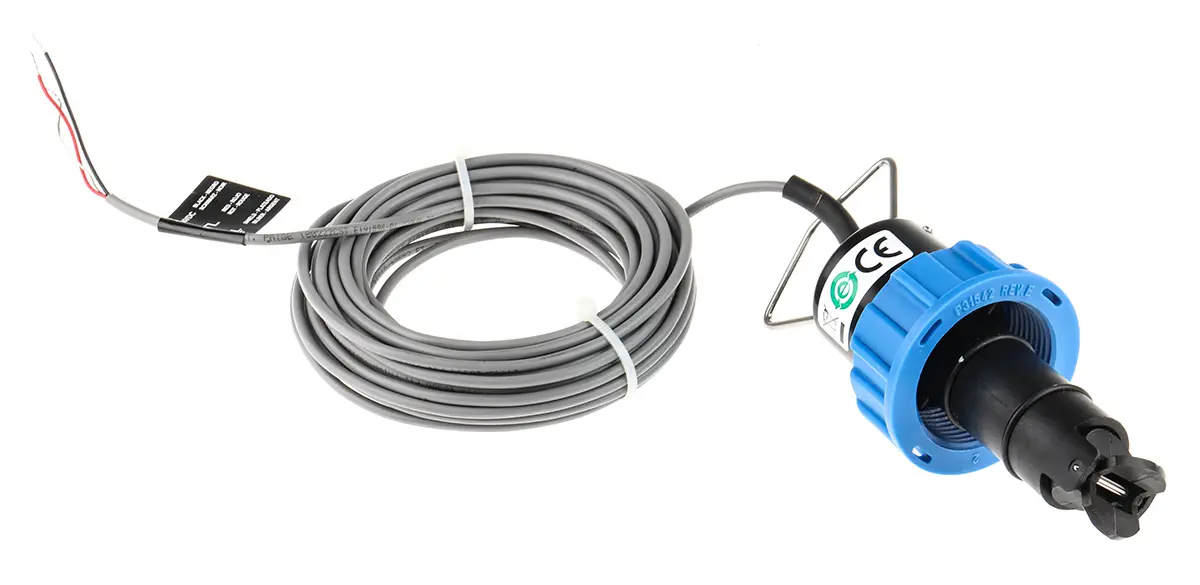 Georg Fischer 2536 Rotor-X Flüssigkeit Durchflusssensor 5 → 24 V dc 0,1 m/s → 6 m/s Typ Schaufelrad