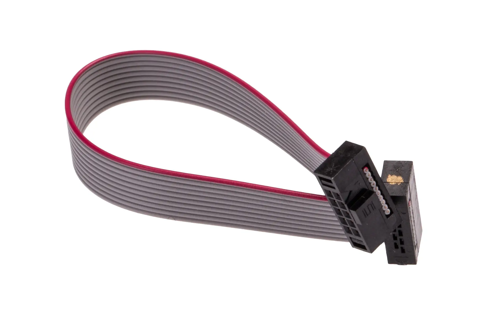 Produktfoto 1 von Samtec FFSD Flachbandkabel , 10-adrig, Raster 1.27mm Abgeschlossen, Anschluss A Tiger Eye IDC