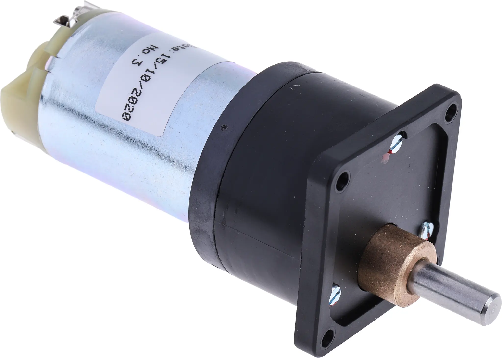 Produktfoto 1 von RS PRO Bürsten-Getriebemotor DC-Getriebemotor bis 600 mNm 200:1, 12 V / 3.718 W, 22 rpm, Wellen-Ø 6 mm, 38 mm x 107.6 mm