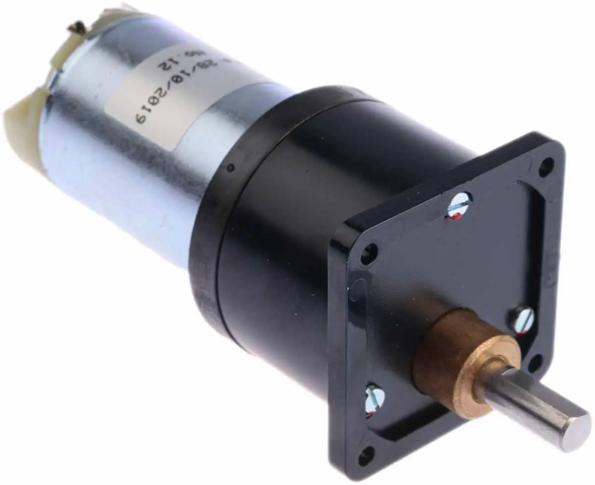 Produktfoto 1 von RS PRO Bürsten-Getriebemotor DC-Getriebemotor bis 600 mNm 900:1, 24 V / 4.022 W, 6 rpm, Wellen-Ø 6 mm, 38 mm x 110.1 mm