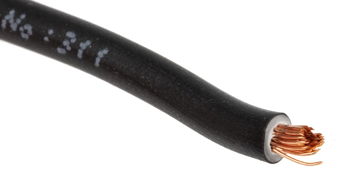 Produktfoto 1 von RS PRO H07V-K Einzeladerleitung 2,5 mm², 14 AWG 100m Schwarz PVC isoliert Ø 4.1mm 45 / 0,25 mm Litzen