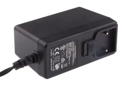 Produktfoto 1 von RS PRO 40 W T57 1 AC/DC-Adapter 2.1 x 5.5 x 12 mm Mittenkontakt positiv EU, Austauschbar, US 1.7 A AC/DC-Adapter, 24V dc