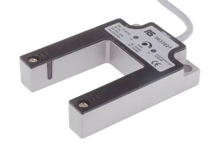 Produktfoto 1 von RS PRO PU30 Gabel Optischer Sensor, Durchgangsstrahl, NPN Schließer/Öffner Ausgang, Vorverdrahtet