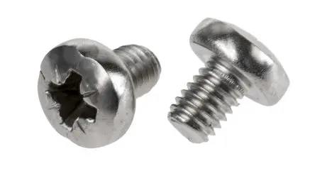 Produktfoto 1 von RS PRO Flachrund Pozidriv Maschinenschraube Edelstahl glatt 8.0 mm M6