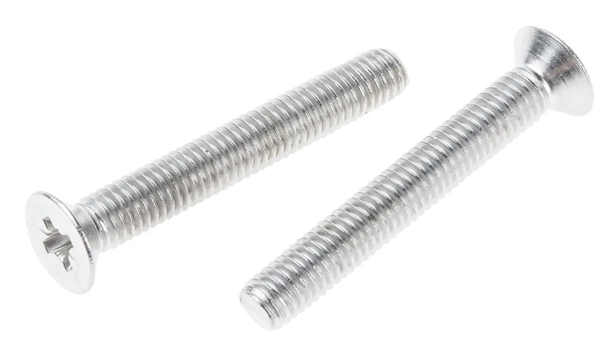Produktfoto 1 von RS PRO Senkkopf Pozidriv Schrauben A2, M5 x 35.0mm Edelstahl
