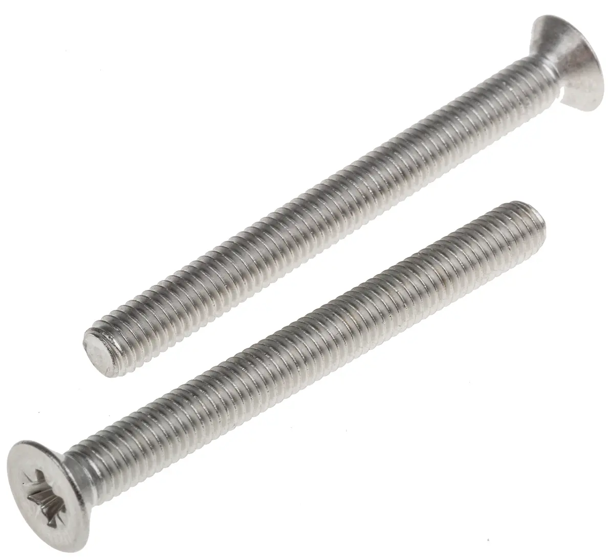 Produktfoto 1 von RS PRO Senkkopf Pozidriv Schrauben A2, M5 x 50.0mm Edelstahl