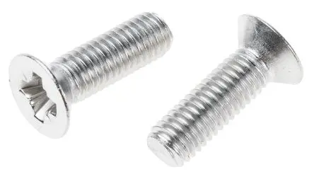 Produktfoto 1 von RS PRO Senkkopf Pozidriv Maschinenschraube Edelstahl 25.0 mm M8