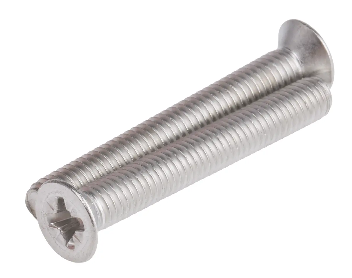 Produktfoto 1 von RS PRO Senkkopf Pozidriv Schrauben A2, M6 x 45.0mm Edelstahl