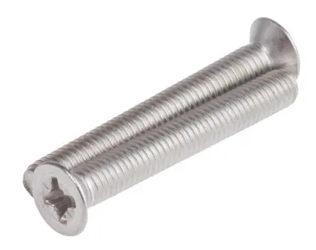 Produktfoto 1 von RS PRO Senkkopf Pozidriv Maschinenschraube Edelstahl 45.0 mm M6