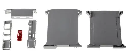 Produktfoto 1 von Italtronic RASPBERRY PI B Raspberry Pi Gehäuse passend für Raspberry Pi B+ Polycarbonat, ABS Grau