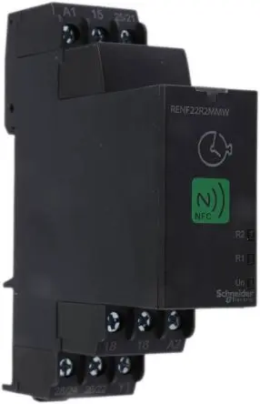 Produktfoto 1 von Schneider Electric Harmony Time Zeitrelais, DIN-Hutschiene 24 to 240 V dc 12V ac, 240 V ac, 0.1 s to 100 h, 2 Kont.