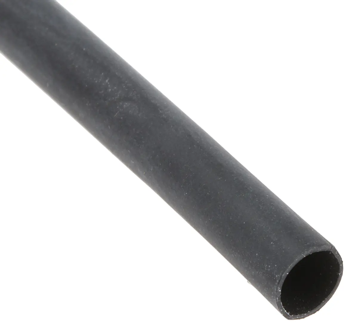Produktfoto 1 von HellermannTyton TA42 Wärmeschrumpfschlauch, Polyolefin Schwarz, Ø 4 mm Schrumpfrate 4:1, Länge 1.2m