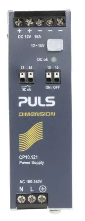 Produktfoto 1 von PULS DIMENSION DIN-Schienen Netzteil 240V ac AC / 16 A 15V dc DC 192 W