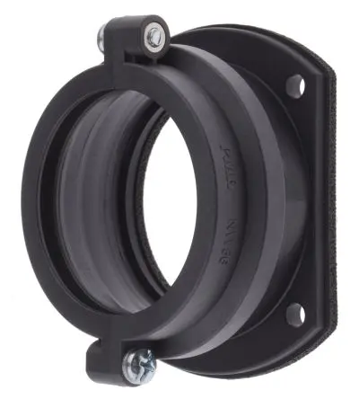 Produktfoto 1 von PMA GGV Polyamid 6 Kabelrohr Befestigung M6 x 4 56 mm Schwarz IP68