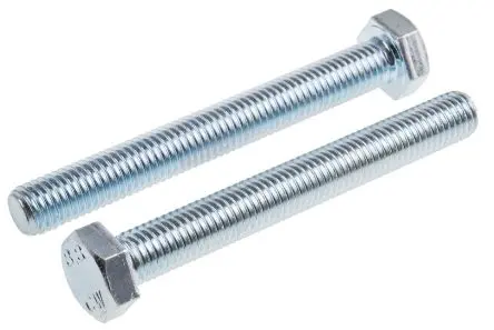 Produktfoto 1 von RS PRO M12 x 100 mm Sechskantschraube, Stahl Glanzzink, DIN 933
