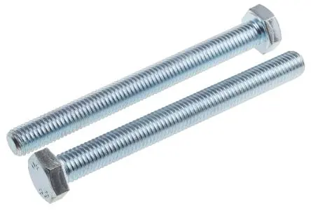 Produktfoto 1 von RS PRO M12 x 120 mm Sechskantschraube, Stahl Glanzzink, DIN 933