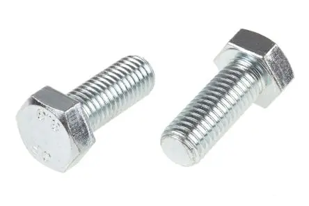 Produktfoto 1 von RS PRO M14 x 35 mm Sechskantschraube, Stahl Glanzzink, DIN 933