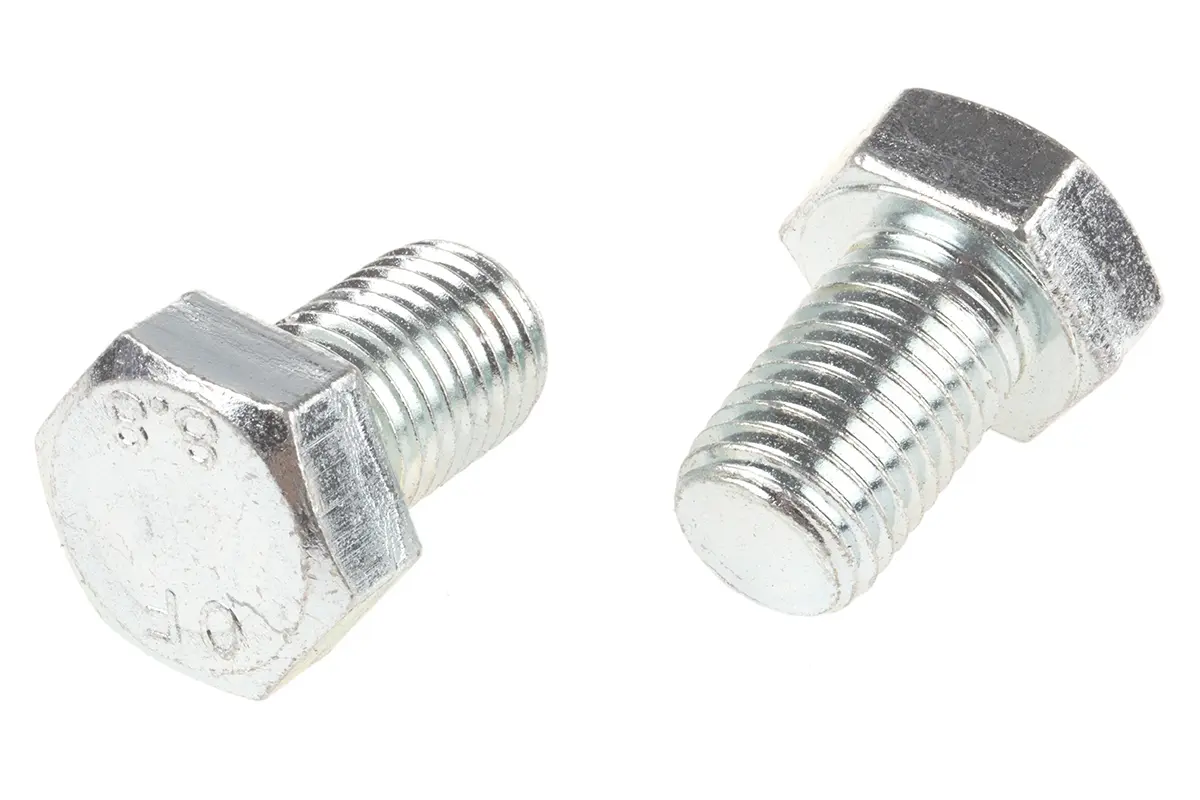 Produktfoto 1 von RS PRO M20 x 2.50 mm Sechskantschraube, Stahl Glanzzink, DIN 933