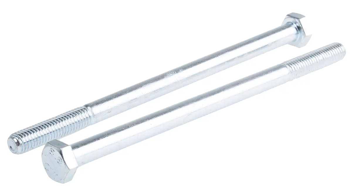 Produktfoto 1 von RS PRO M16 x 2.0 mm Sechskantschraube, Stahl Glanzzink, DIN 933