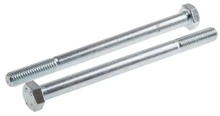 Produktfoto 1 von RS PRO M8 x 150 mm Sechskantschraube, Stahl Glanzzink, DIN 931